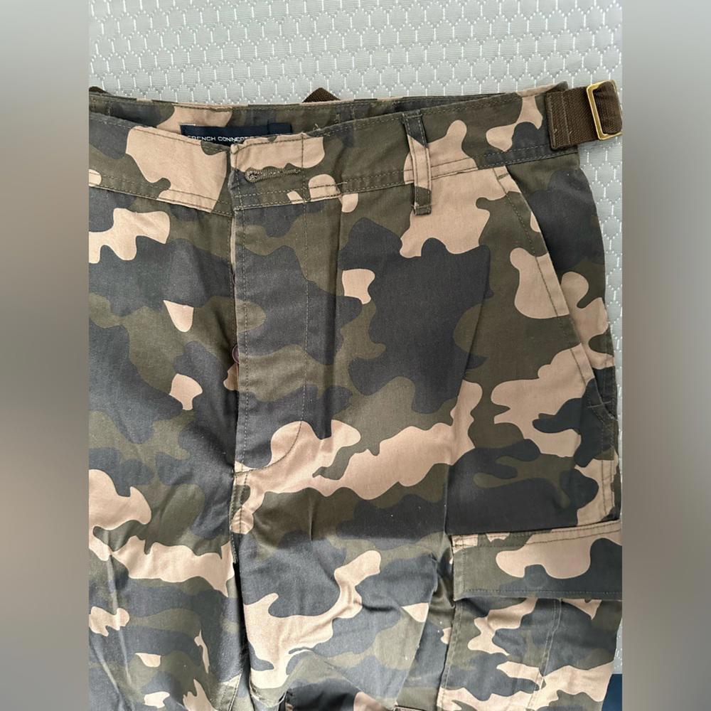 FRENCH CONNECTION Carri Camo Cargo Trousers - Picture 7 of 10